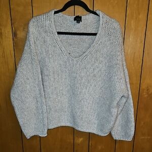 Cozy Cream V-Neck Sweater